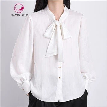 Fémes nők blúz puff ujjakkal